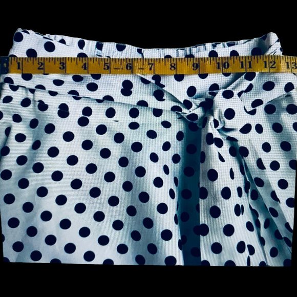 Belle Poque Sz Sm Rockabilly Retro Pin Up 50s High Waist Polka Dot Skirt New - Picture 15 of 15